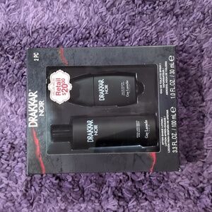 2 pc Guy Laroche Drakkar Noir Set Men’s Eau de Toilette 1oz & After Shave 3.3oz
